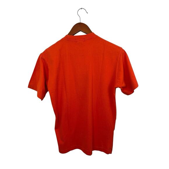 J.Crew Vintage T-Shirt Oarsman Mens XS Orange Crewneck Pocket Preppy Classic - Picture 2 of 8